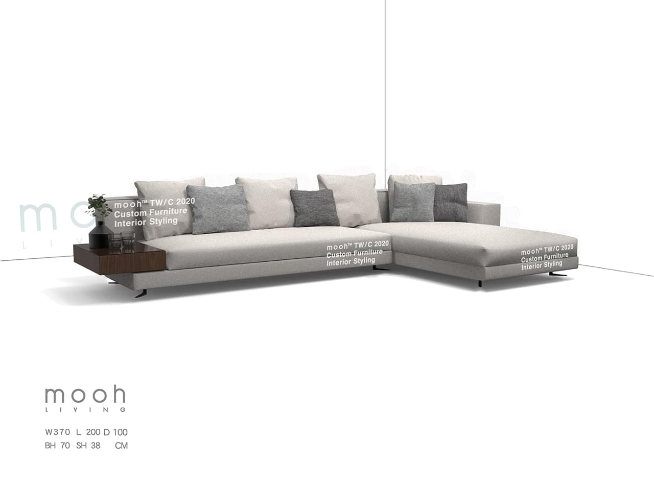 mooh Living 奧斯｜L型沙發