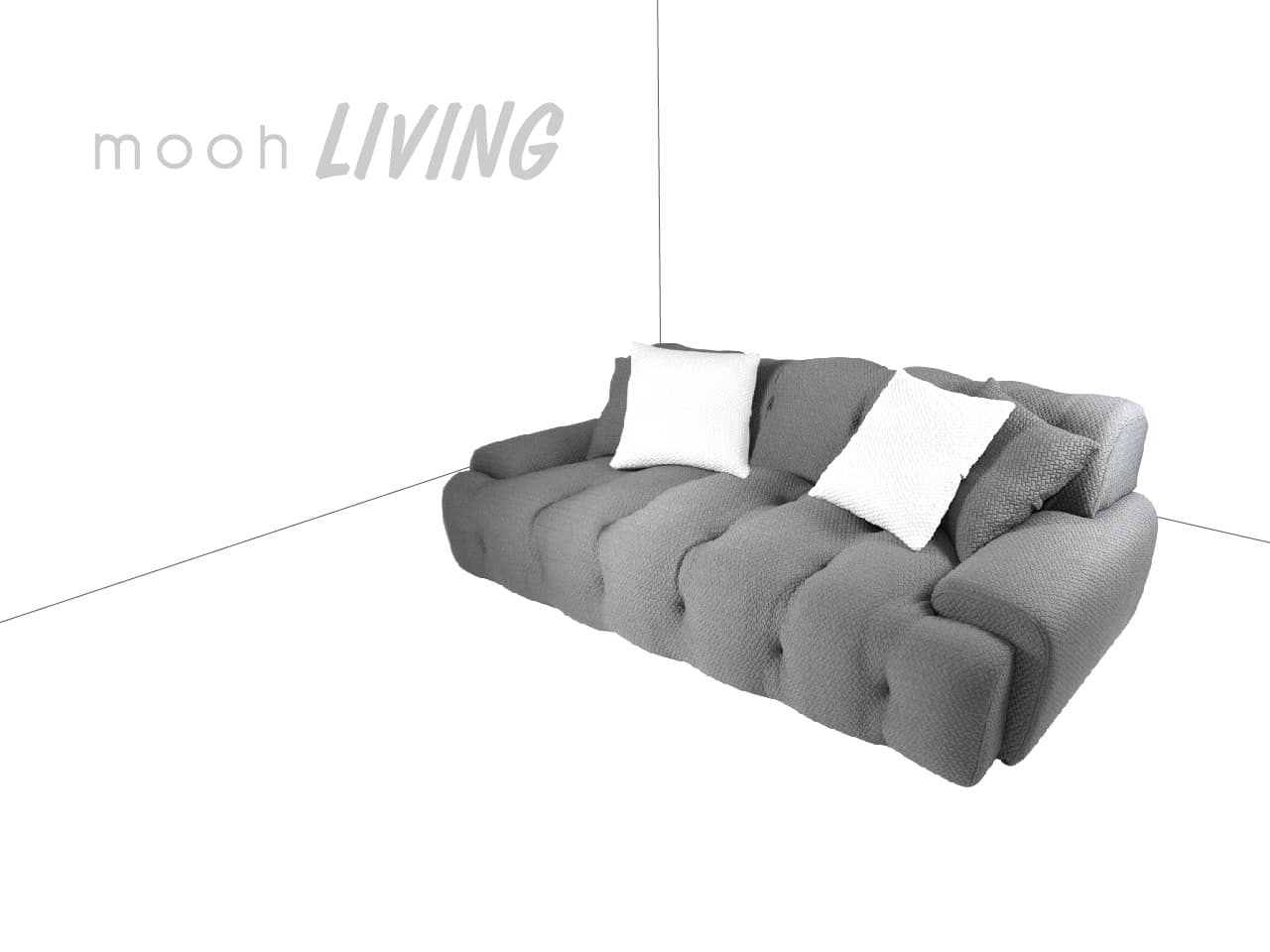 mooh Living 精選海沃2.0 │三人沙發
