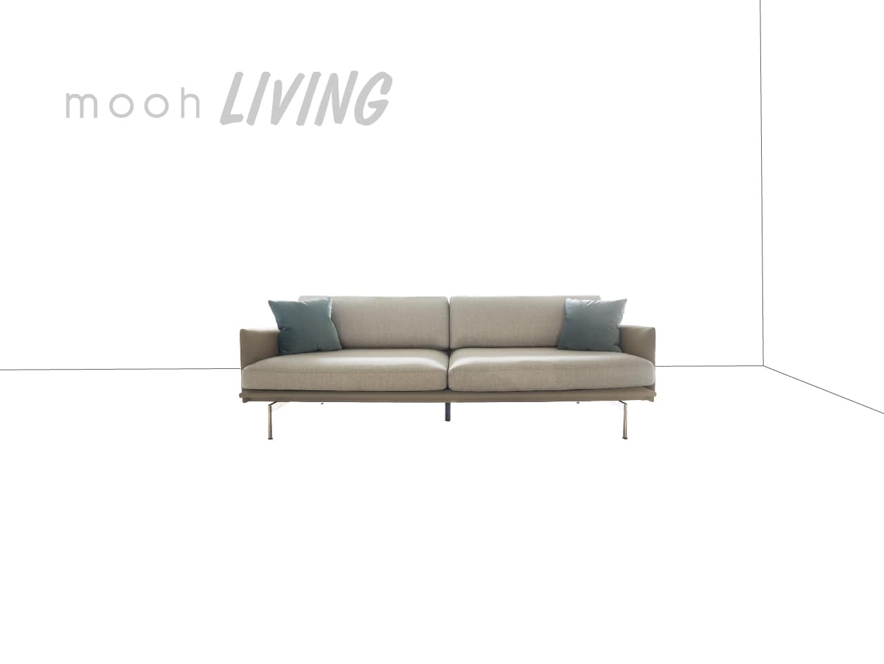 mooh Living 萊姆｜三人沙發