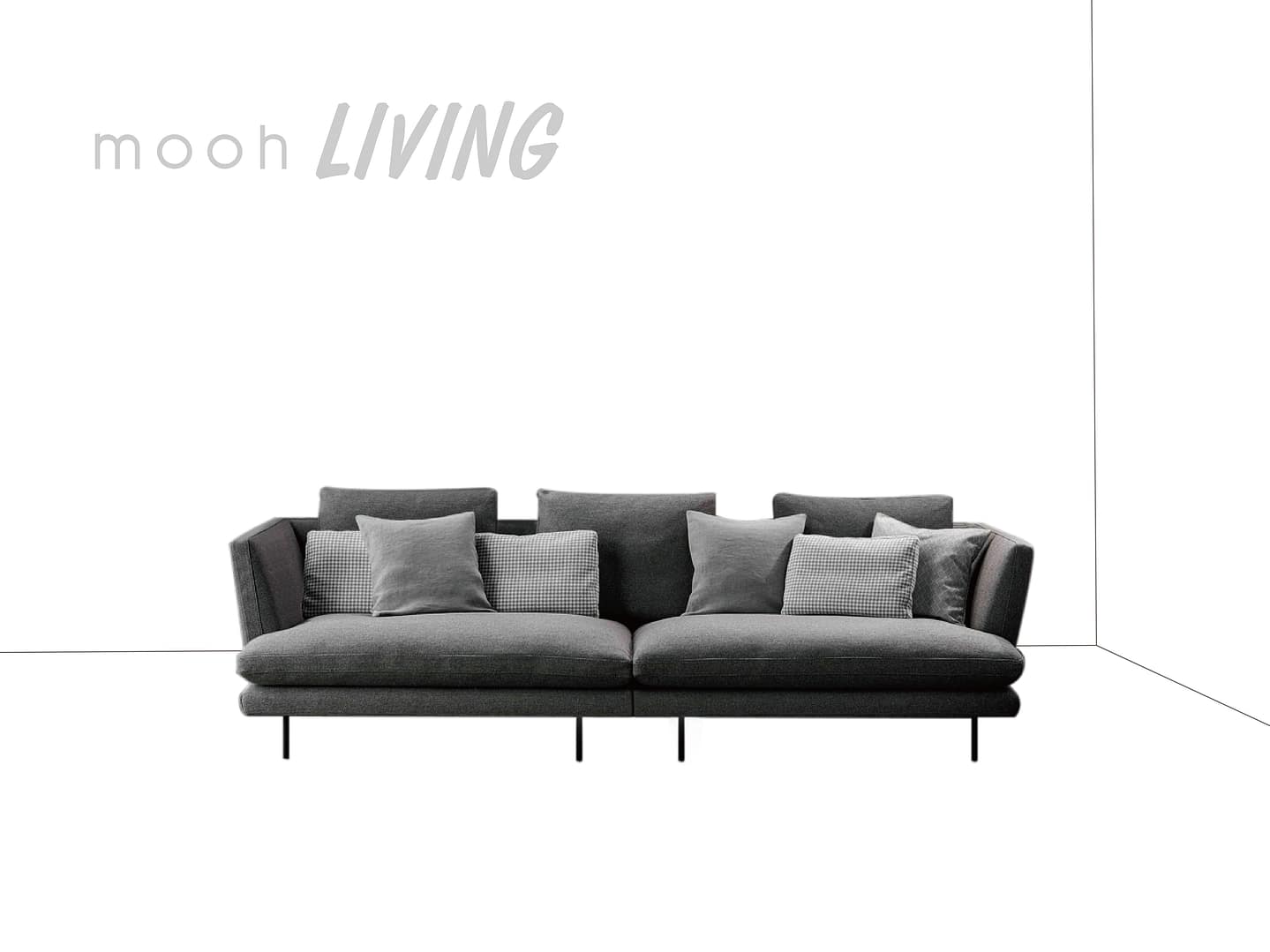 mooh Living 利勒桑｜三人沙發