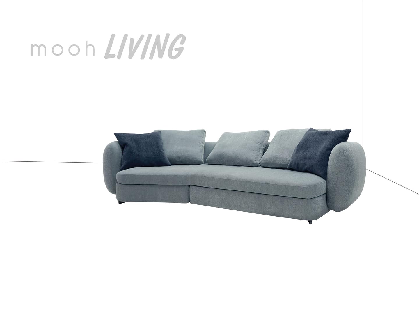 mooh Living 希瓦｜三人沙發