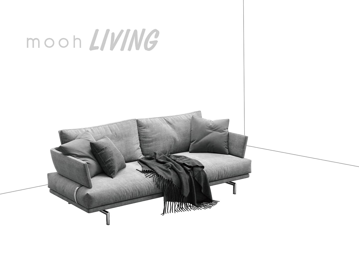 mooh Living 昆塔｜三人沙發