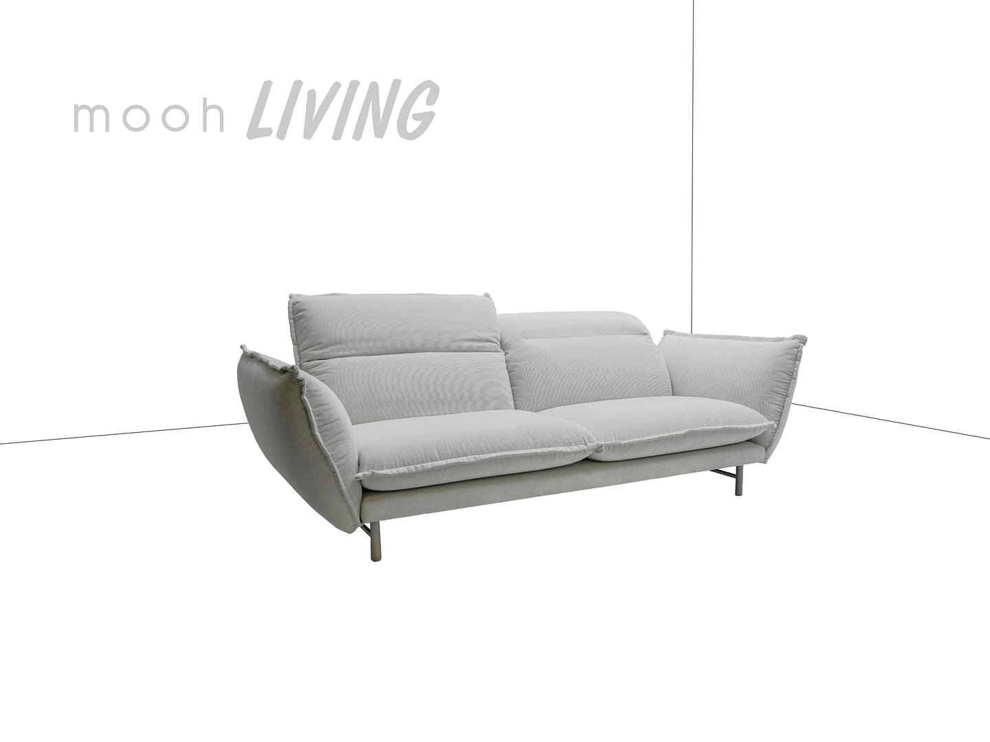 mooh Living 莫爾｜三人沙發