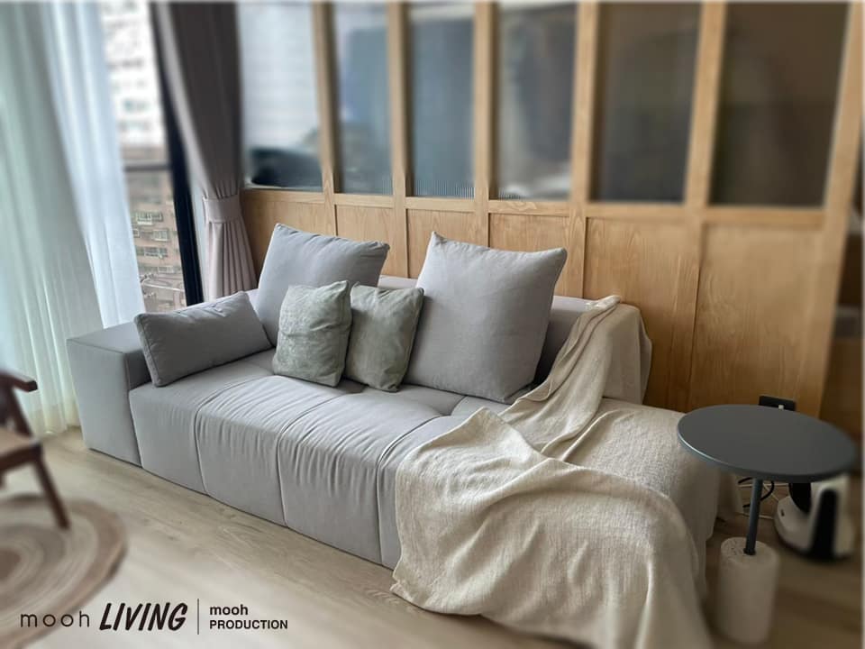 mooh Living 諾德｜三人沙發-客戶見證,案例分享