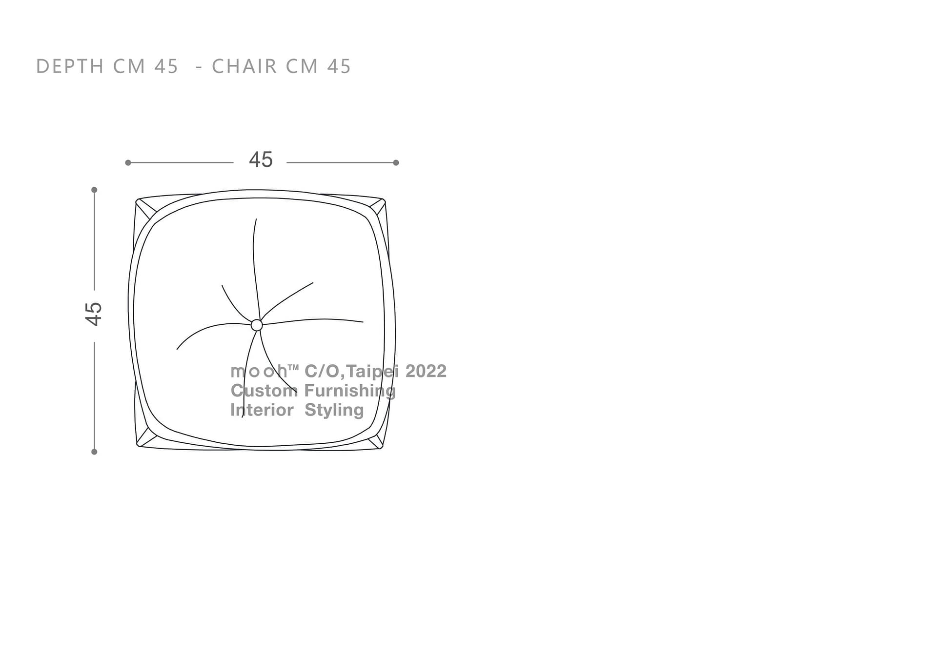 mooh Living 貝倫｜椅凳-詳細規格