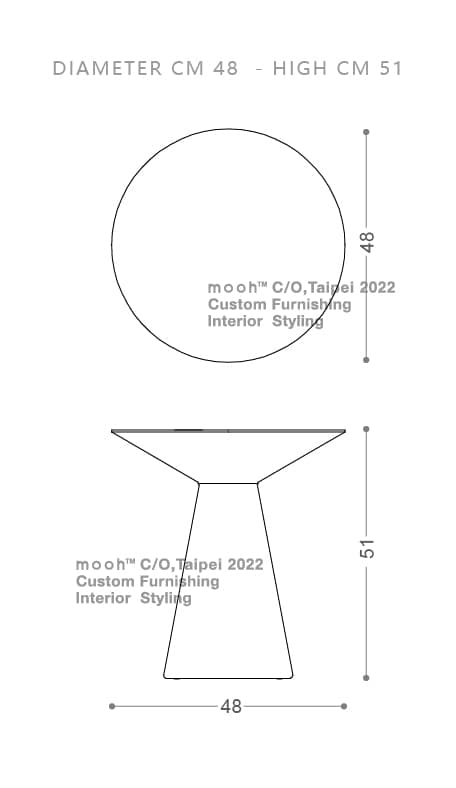 mooh Living 萊姆｜邊几-詳細規格
