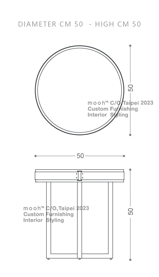 mooh Living 達卡特｜邊几-詳細規格