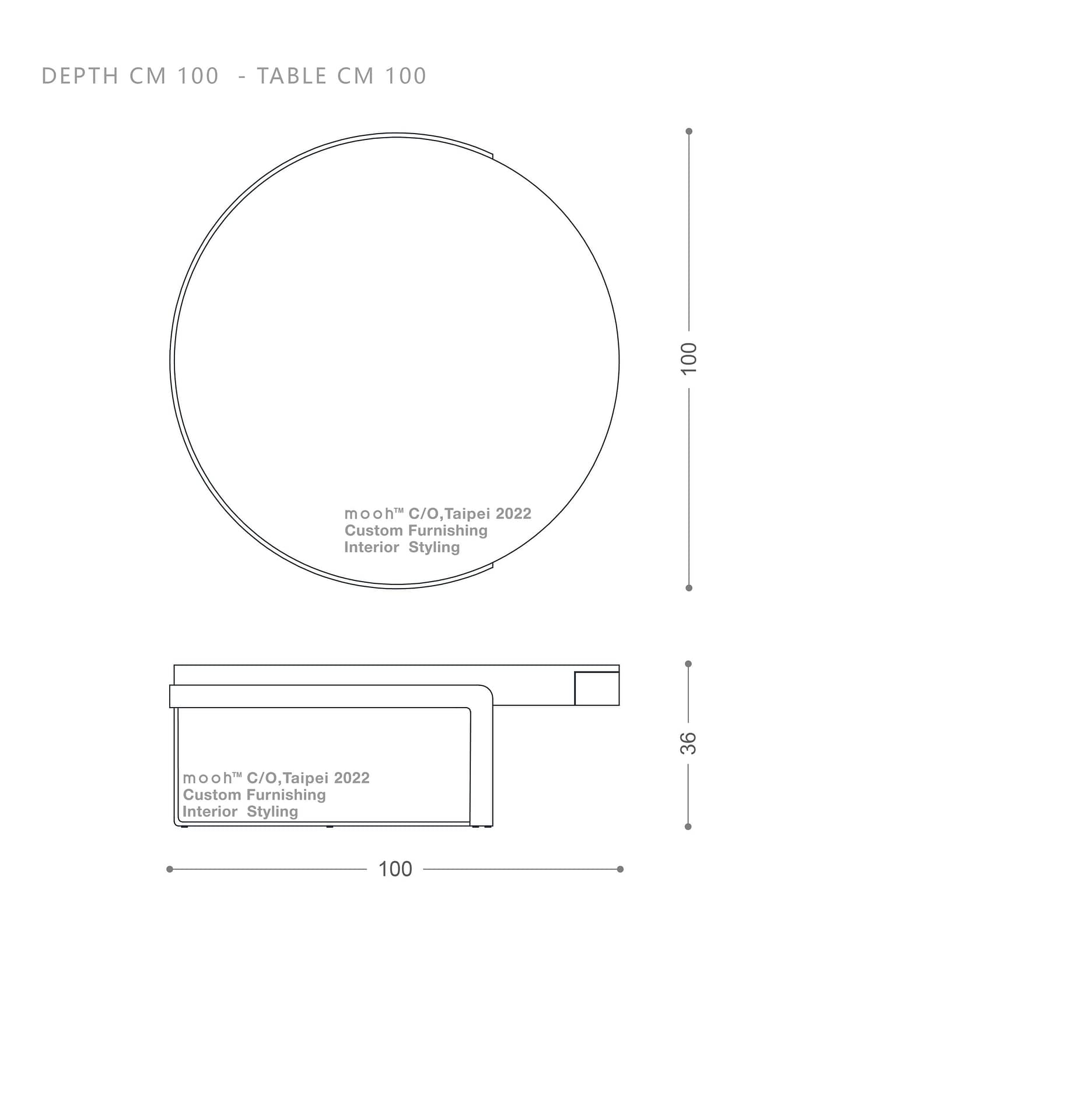 mooh Living 日利納｜茶几-詳細規格