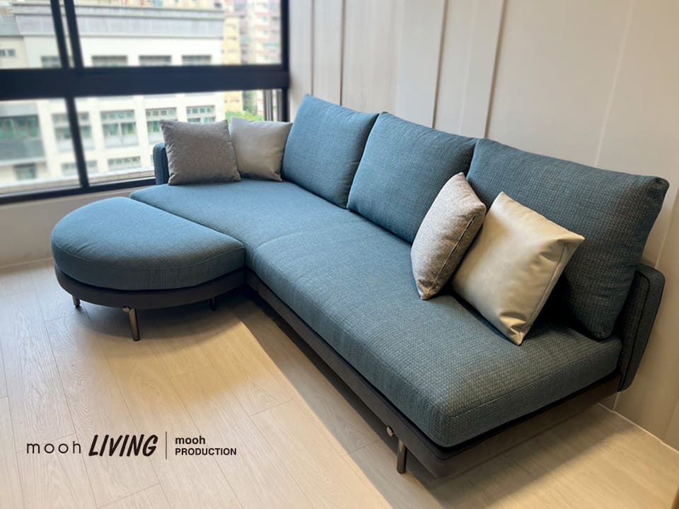 mooh Living 凱瑟琳｜三人沙發-客戶見證.案例分享