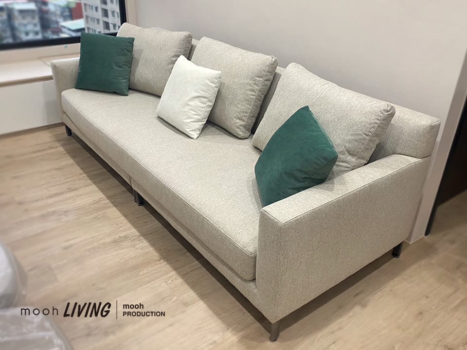 mooh Living 諾曼｜三人沙發-客戶見證,案例分享