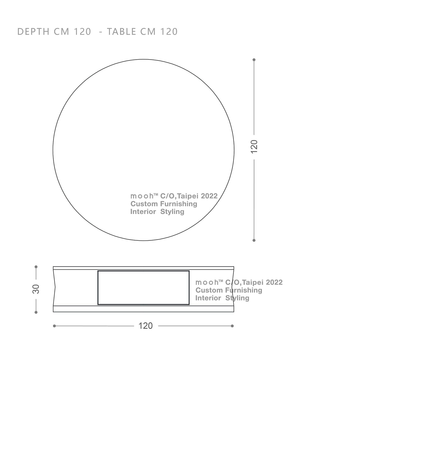 mooh Living 伯明罕｜茶几-詳細規格