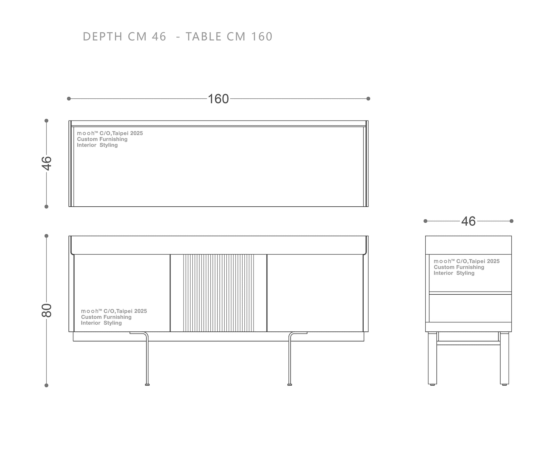 mooh Living 伊塔｜餐櫃-詳細規格