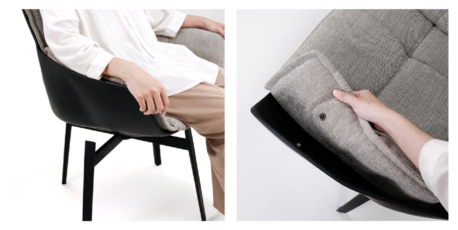 mooh Living 天鵝山｜扶手餐椅介紹說明