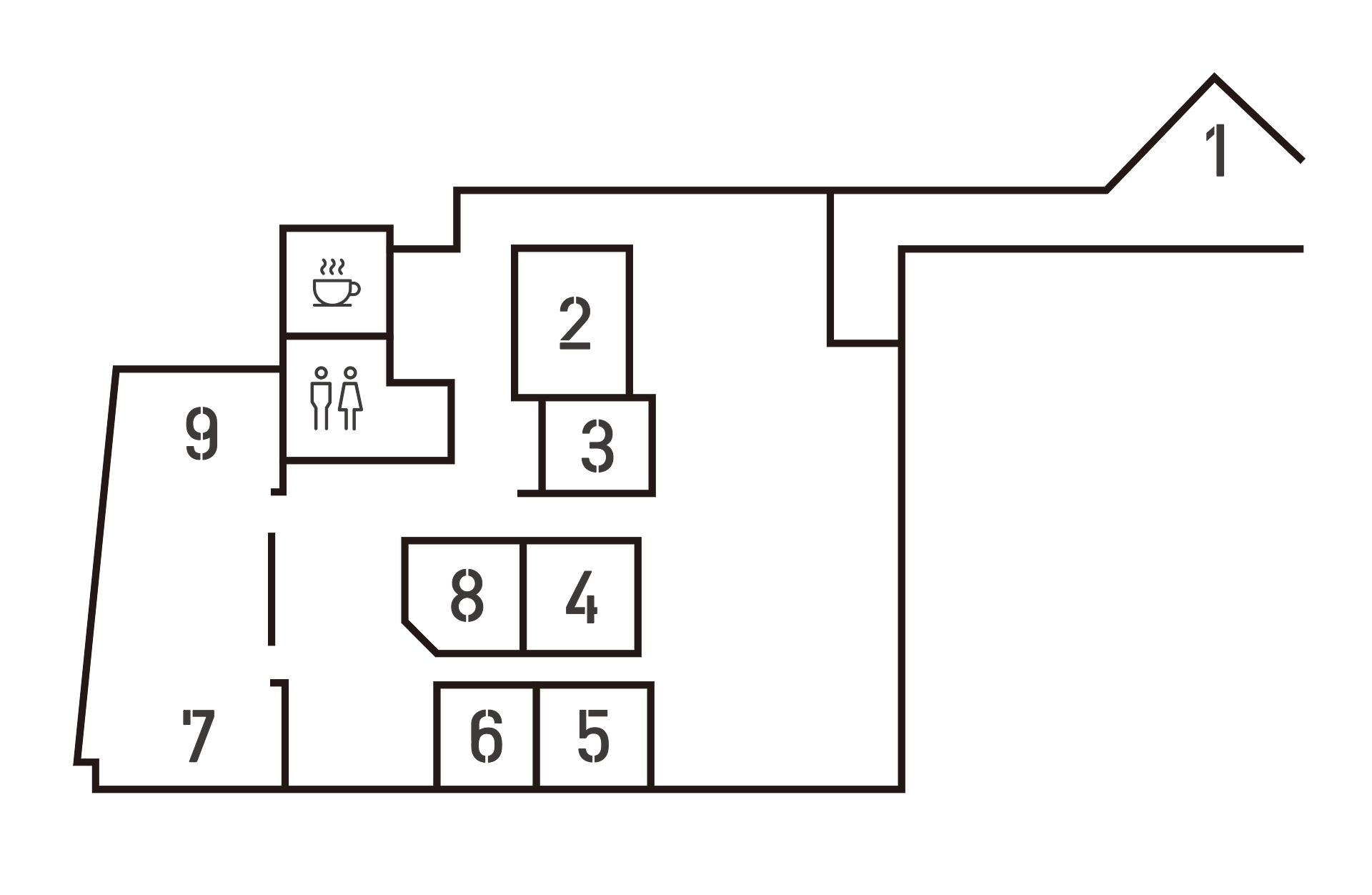 平面圖 工作區域 1