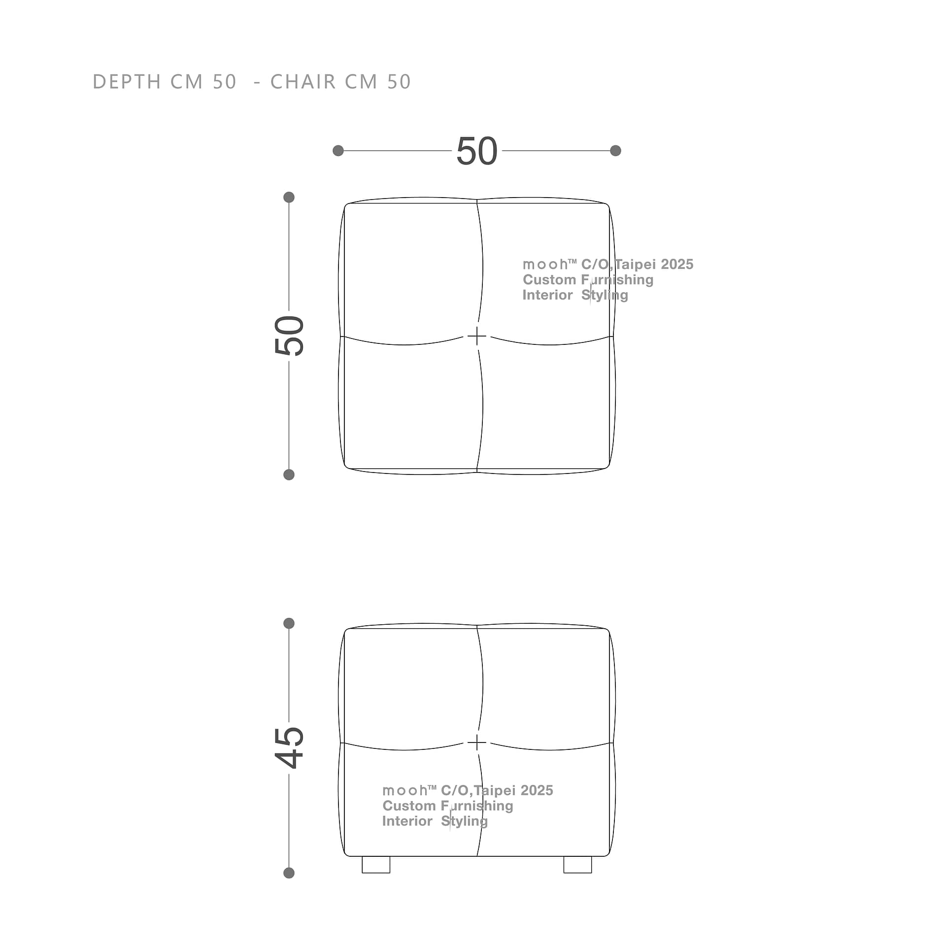 mooh Living 米克｜椅凳-詳細規格