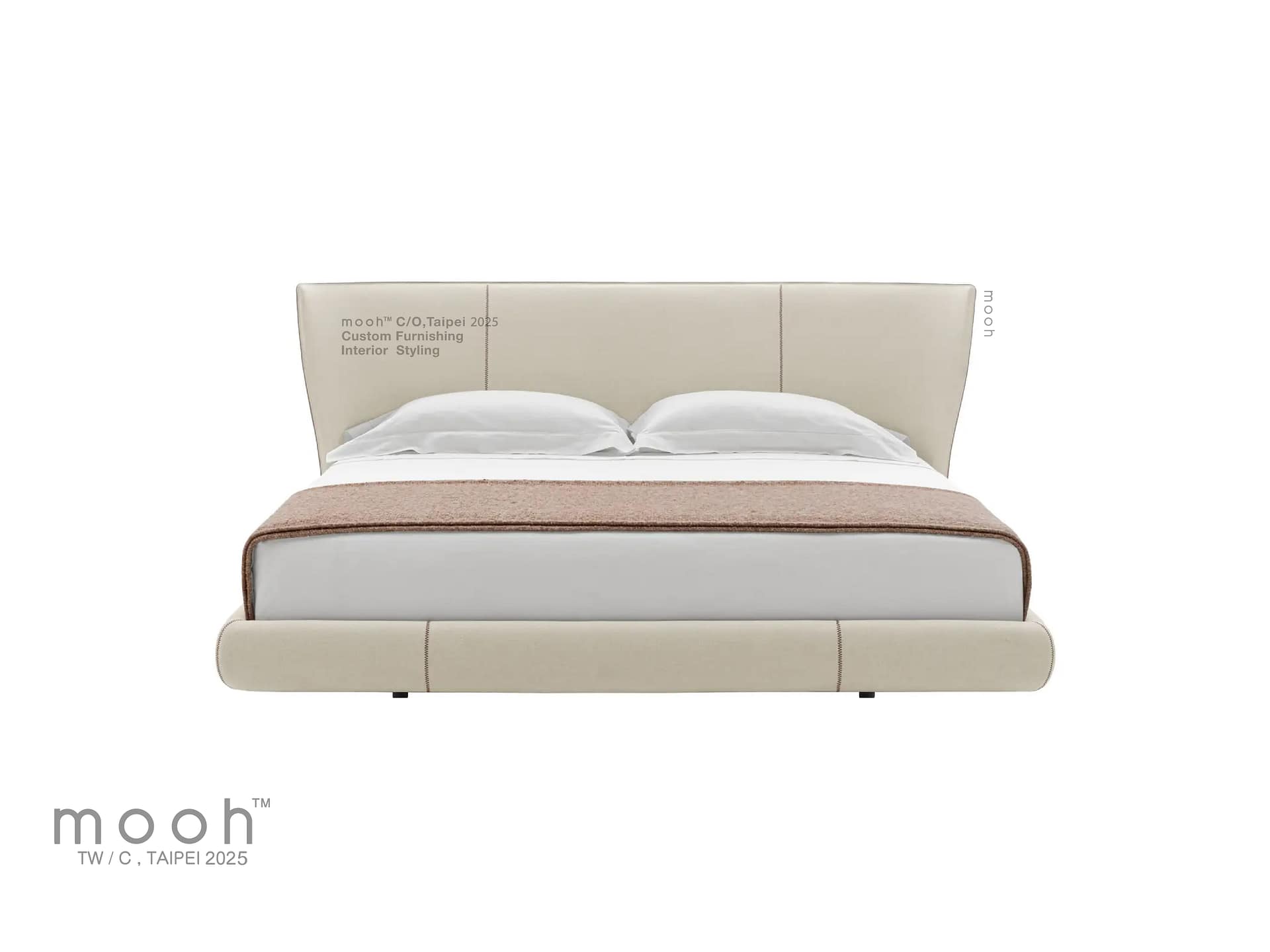 mooh Lining 艾利│雙人床架