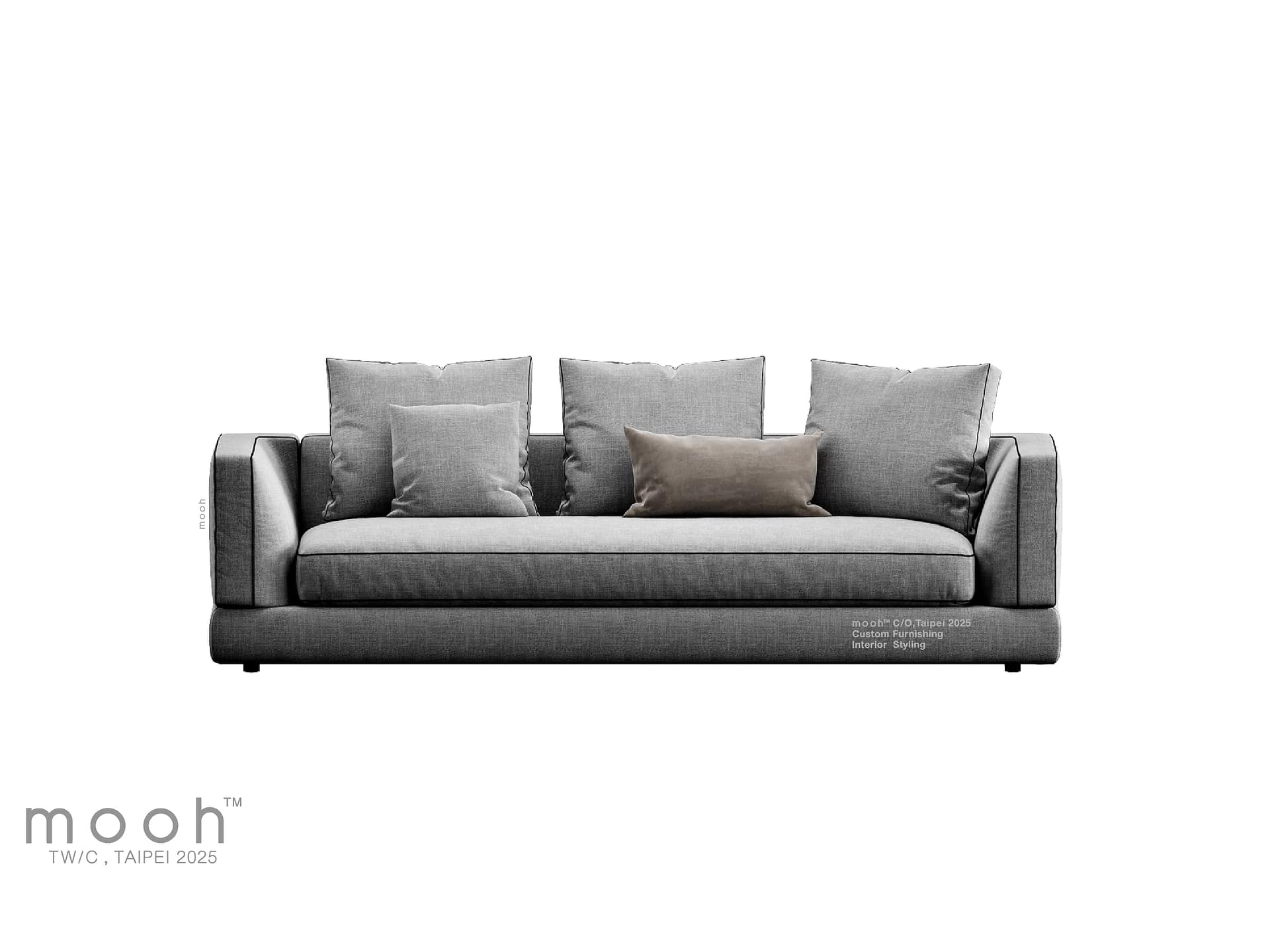 mooh Living 利亞｜三人沙發